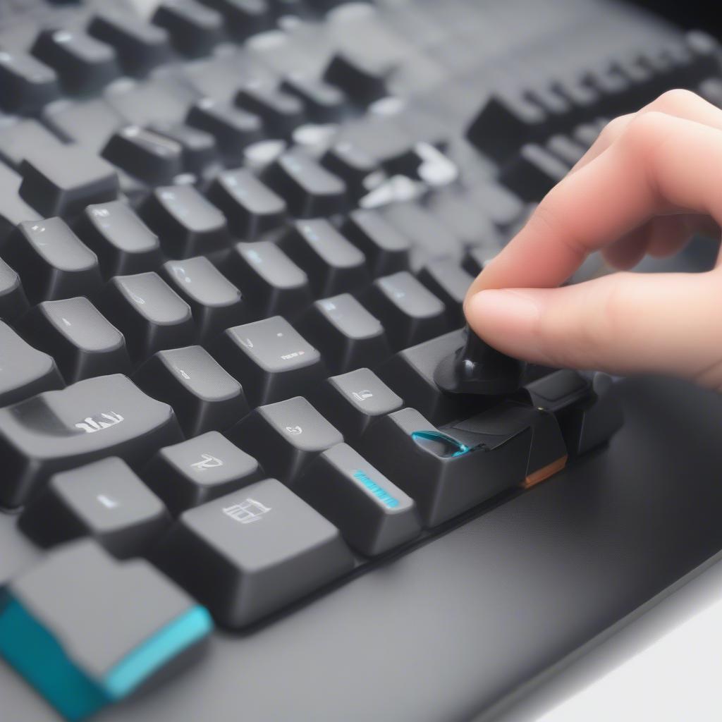 Bàn phím cơ với keycap tháo rời