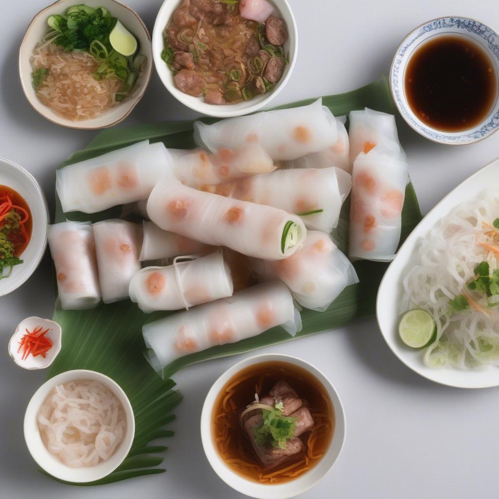 Bánh cuốn chả lụa