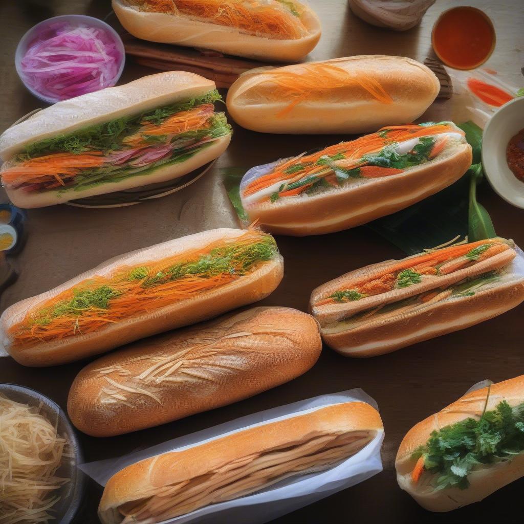 Bánh mì miền Tây đa dạng, phong phú