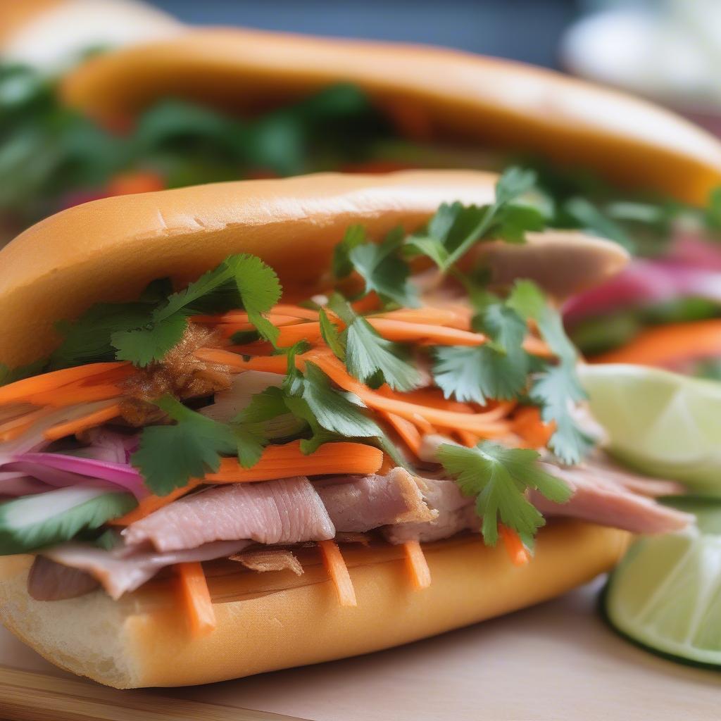 Bánh mì Việt Nam thơm ngon hấp dẫn