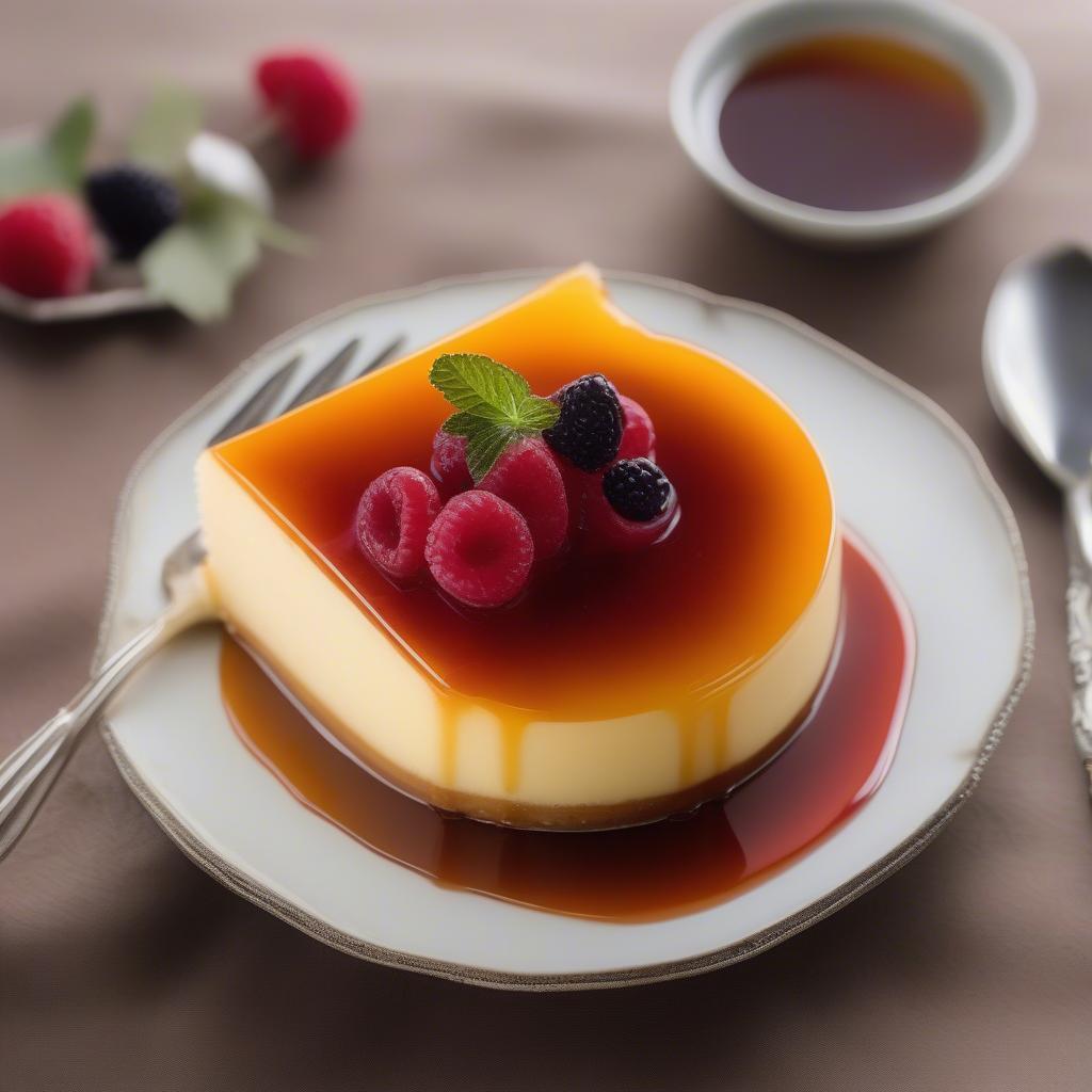 Bánh Rau Câu Nhân Flan