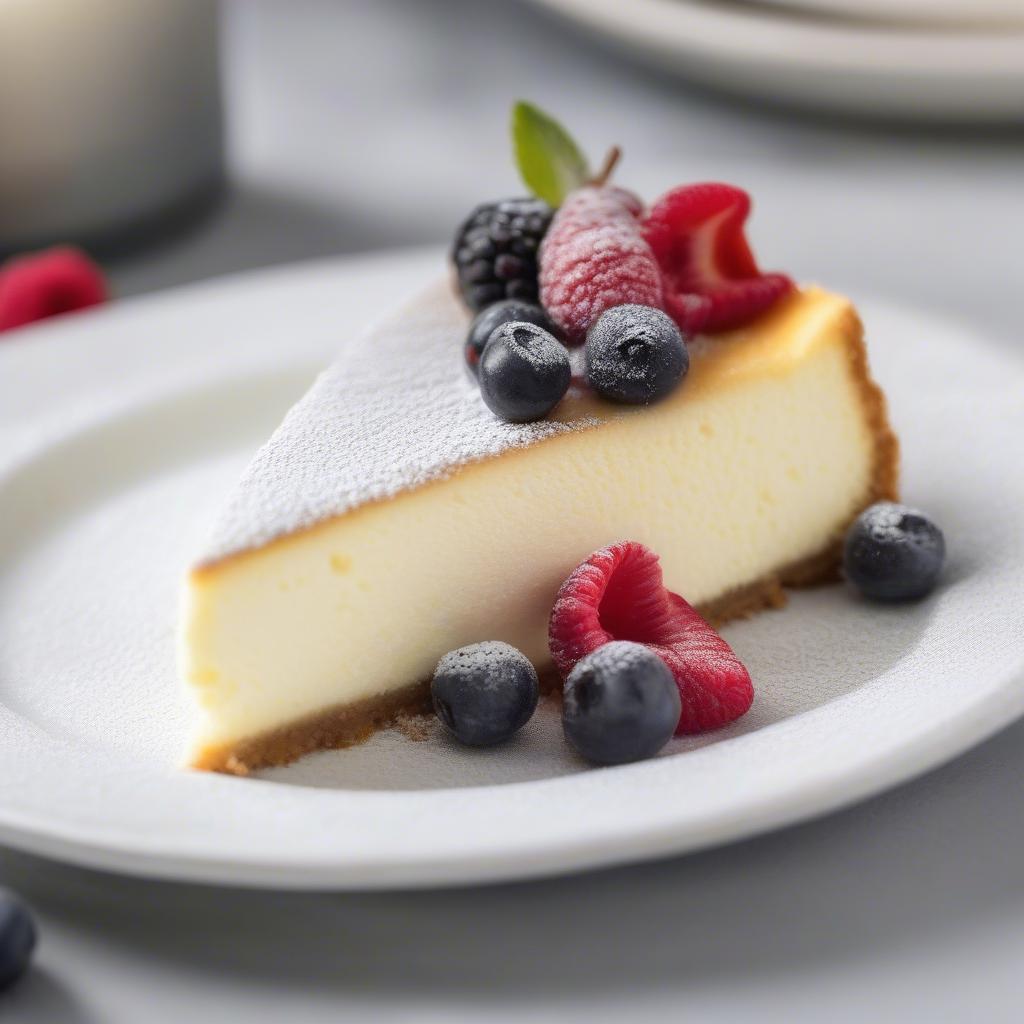 Bánh ricotta cheesecake thơm ngon béo ngậy