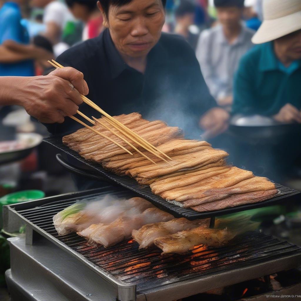 Bánh tráng nướng Biên Hòa thơm ngon, hấp dẫn