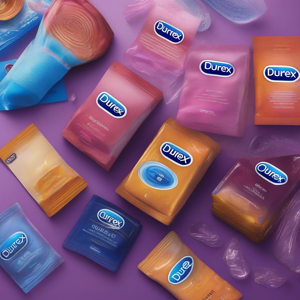 Các loại bao cao su Durex đa dạng