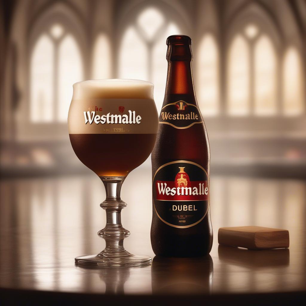 Bia Belgo Dubbel Westmalle - Sắc đỏ quyến rũ, hương vị ngọt ngào