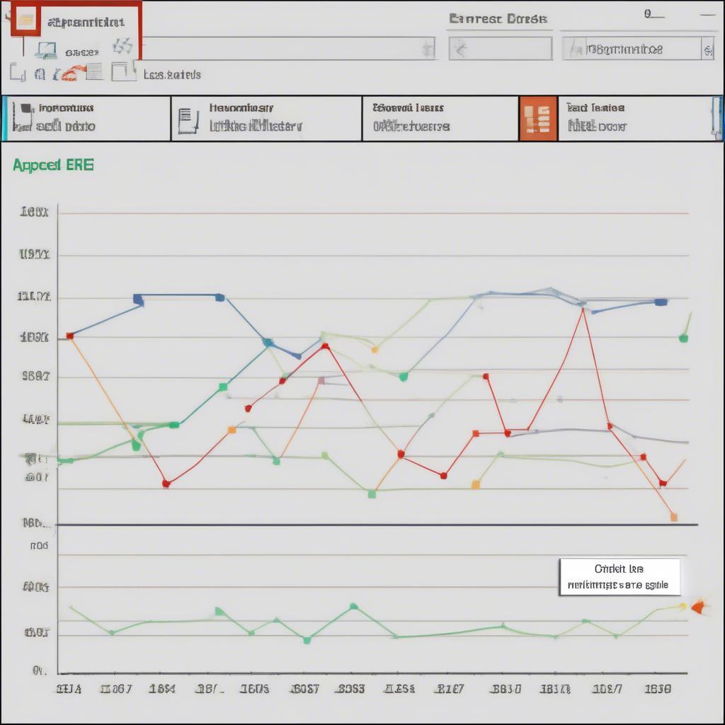 Biểu đồ đường nâng cao trong Excel