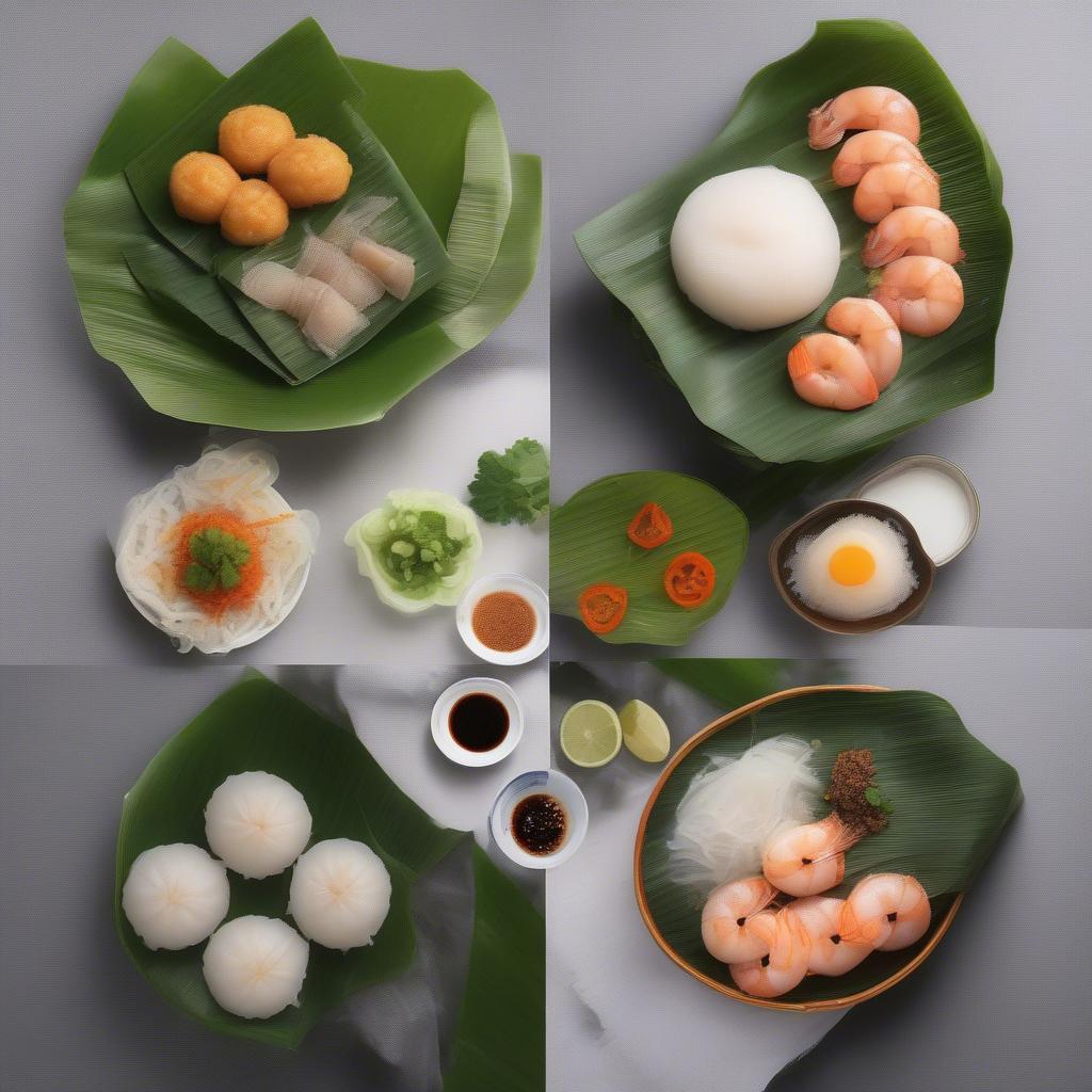 Bộ ba bánh bèo, bánh nậm, bánh lọc