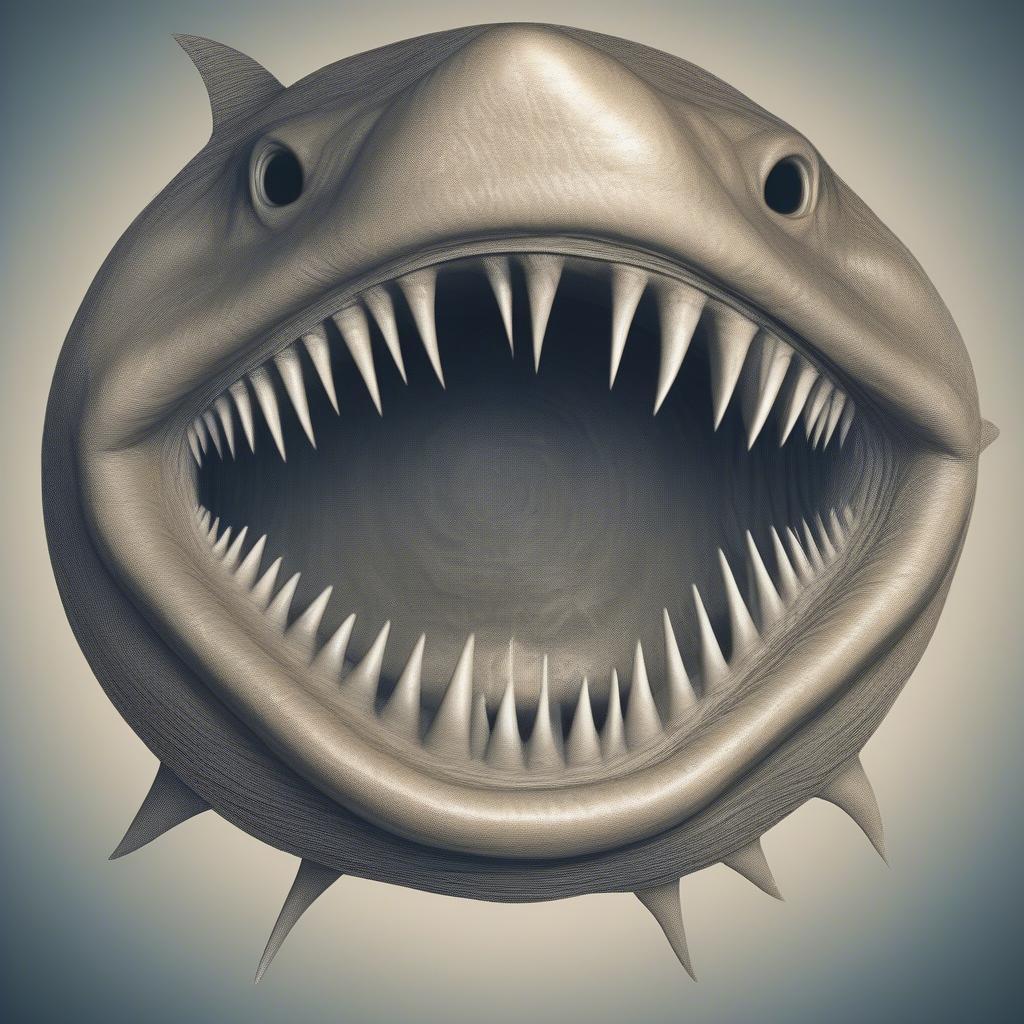 Cá mập Helicoprion với hàm răng xoắn ốc