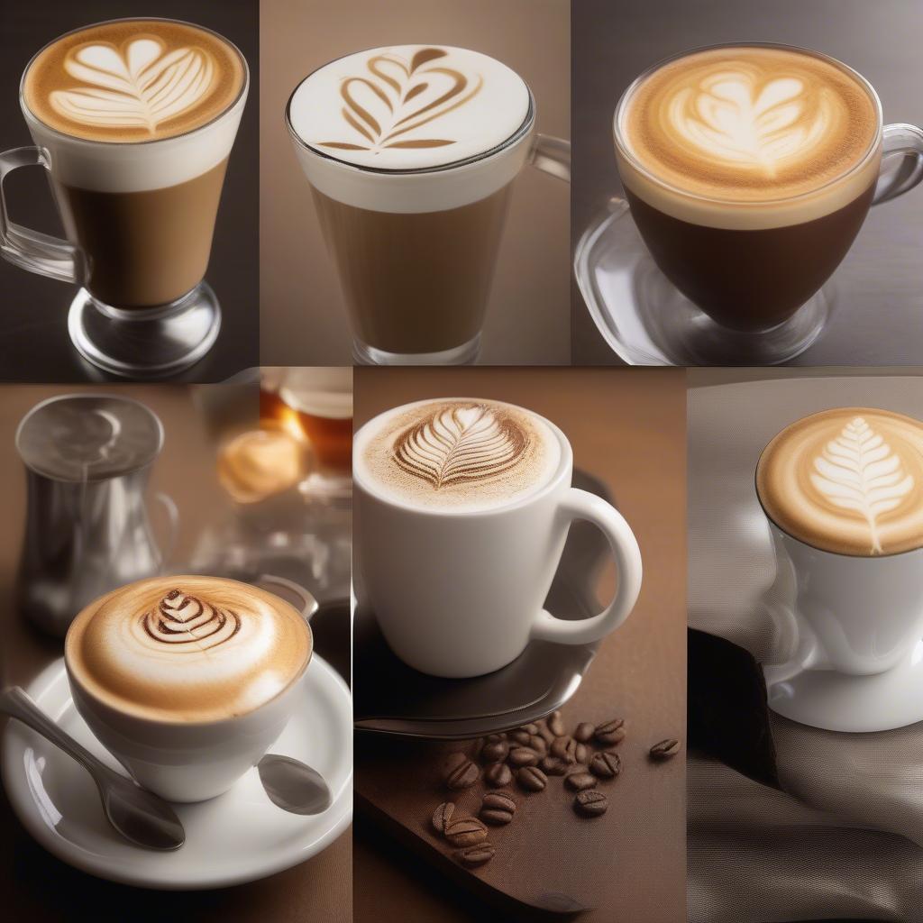 Các biến thể cappuccino hiện đại với nhiều hương vị và cách trang trí độc đáo