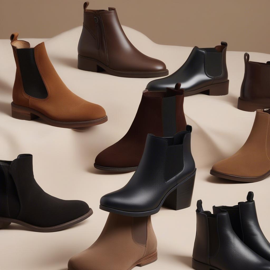 Các loại ankle boots