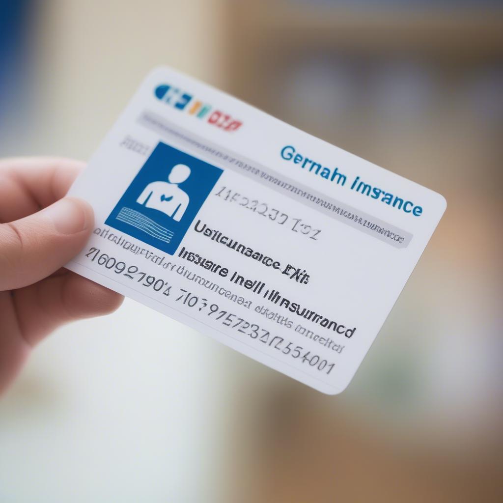 Health Insurance Card in Germany