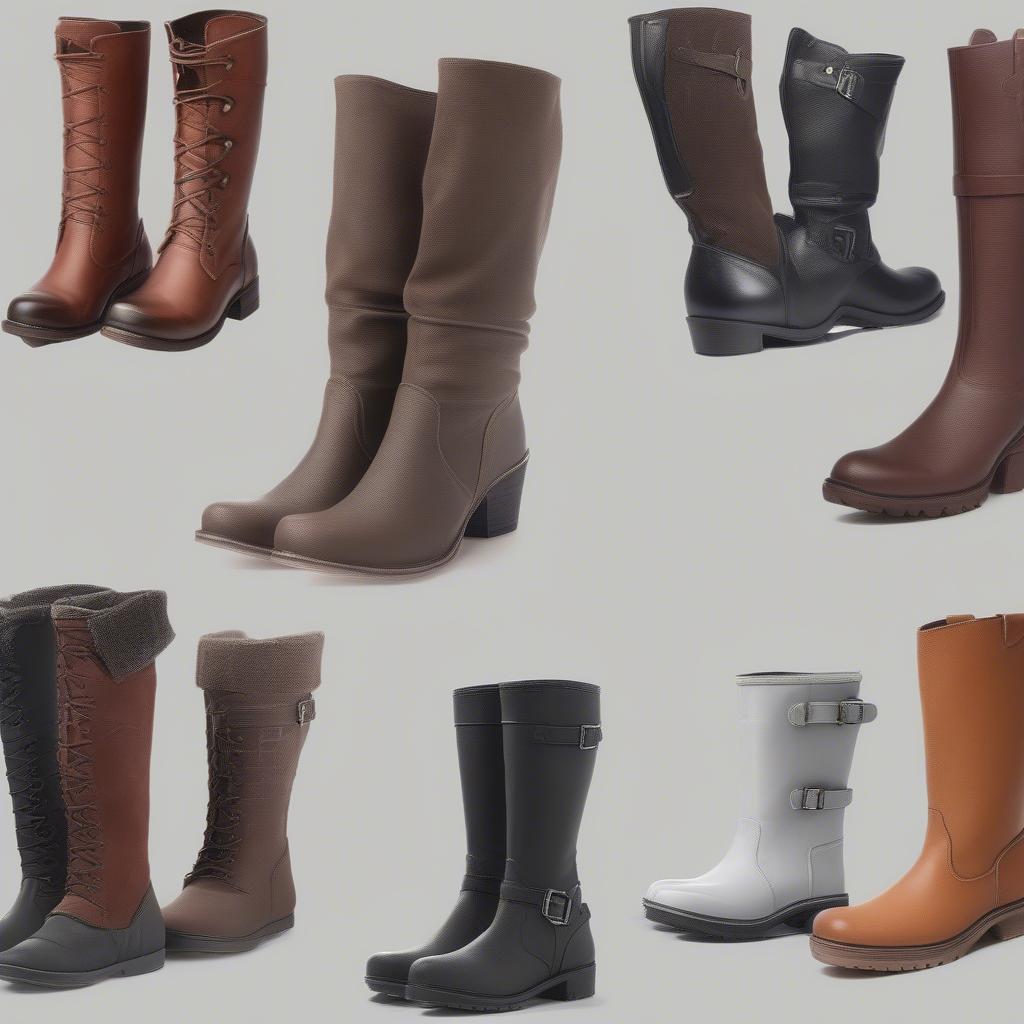 Các loại boots cổ cao