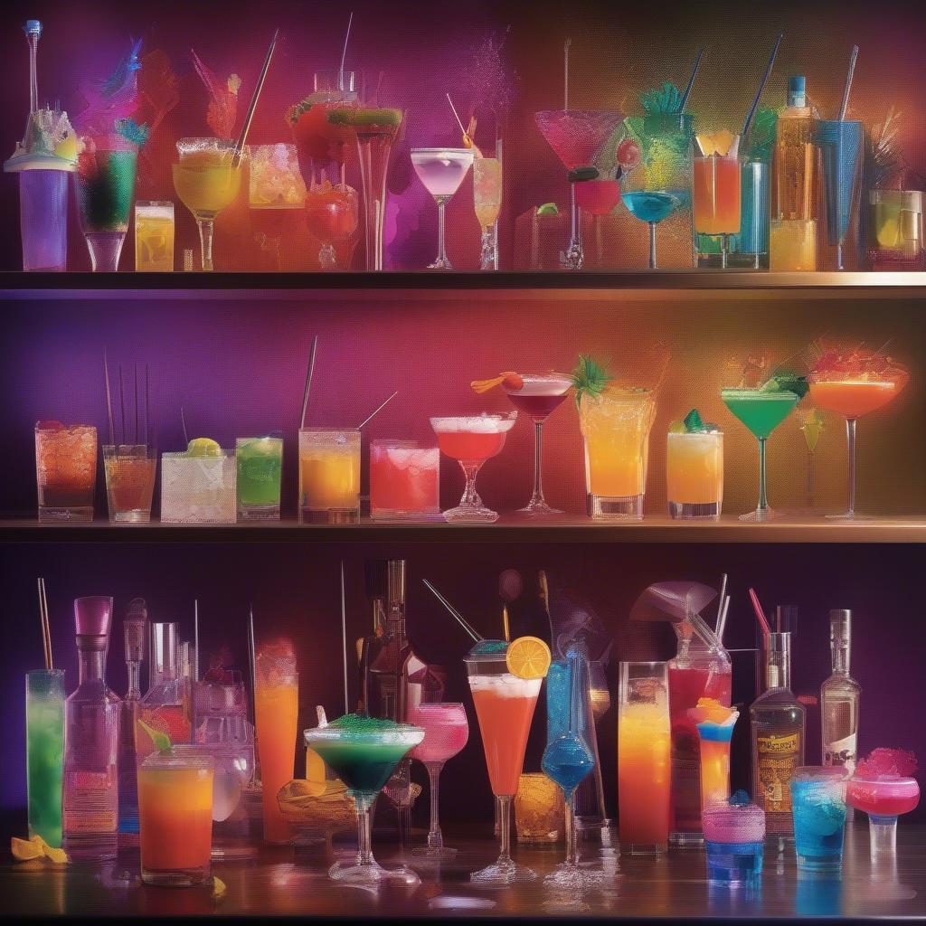 Các loại cocktail phổ biến được pha chế tại quầy bar