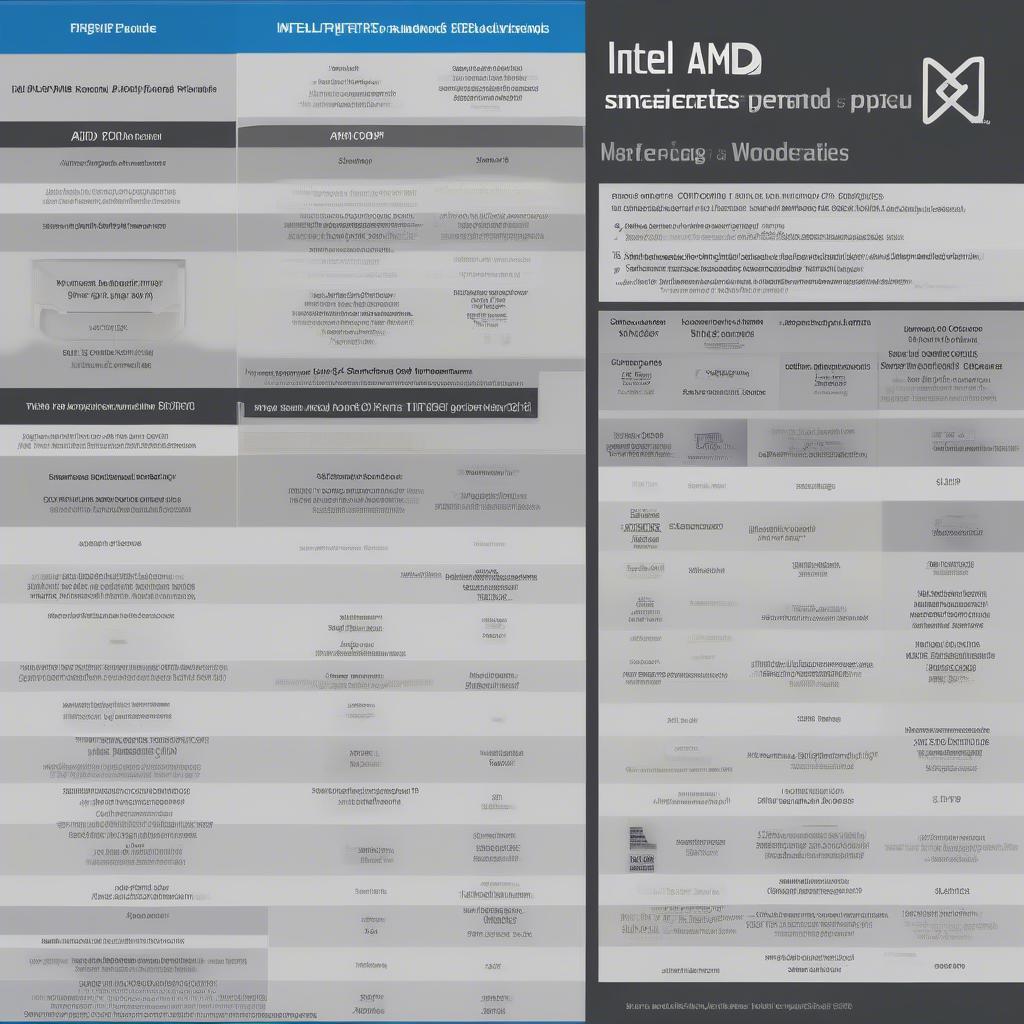 Các loại CPU Intel và AMD