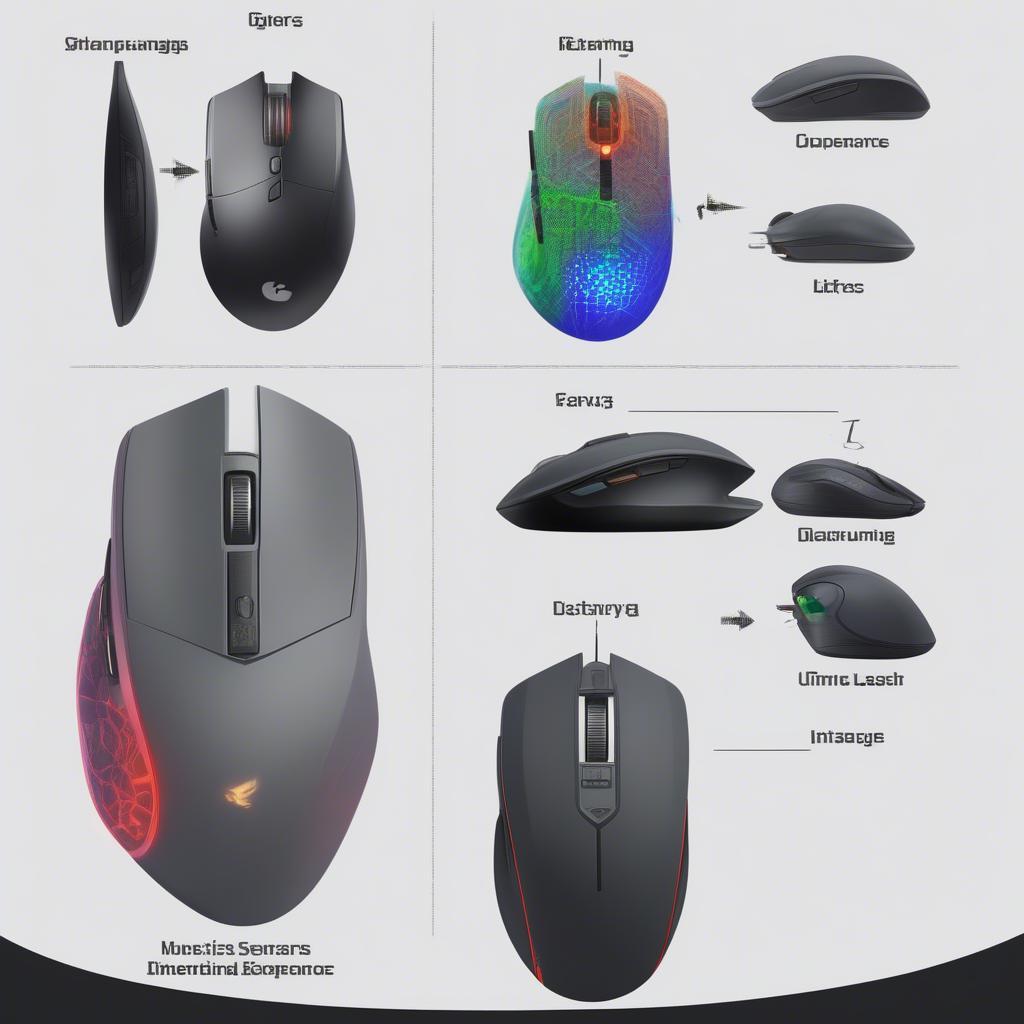 Các loại gaming mouse theo sensor: quang học và laser