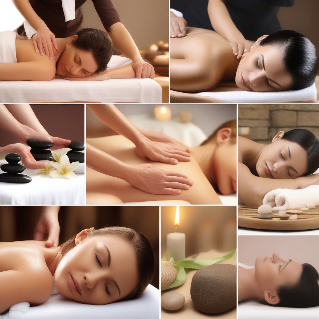 Các loại massage đa dạng