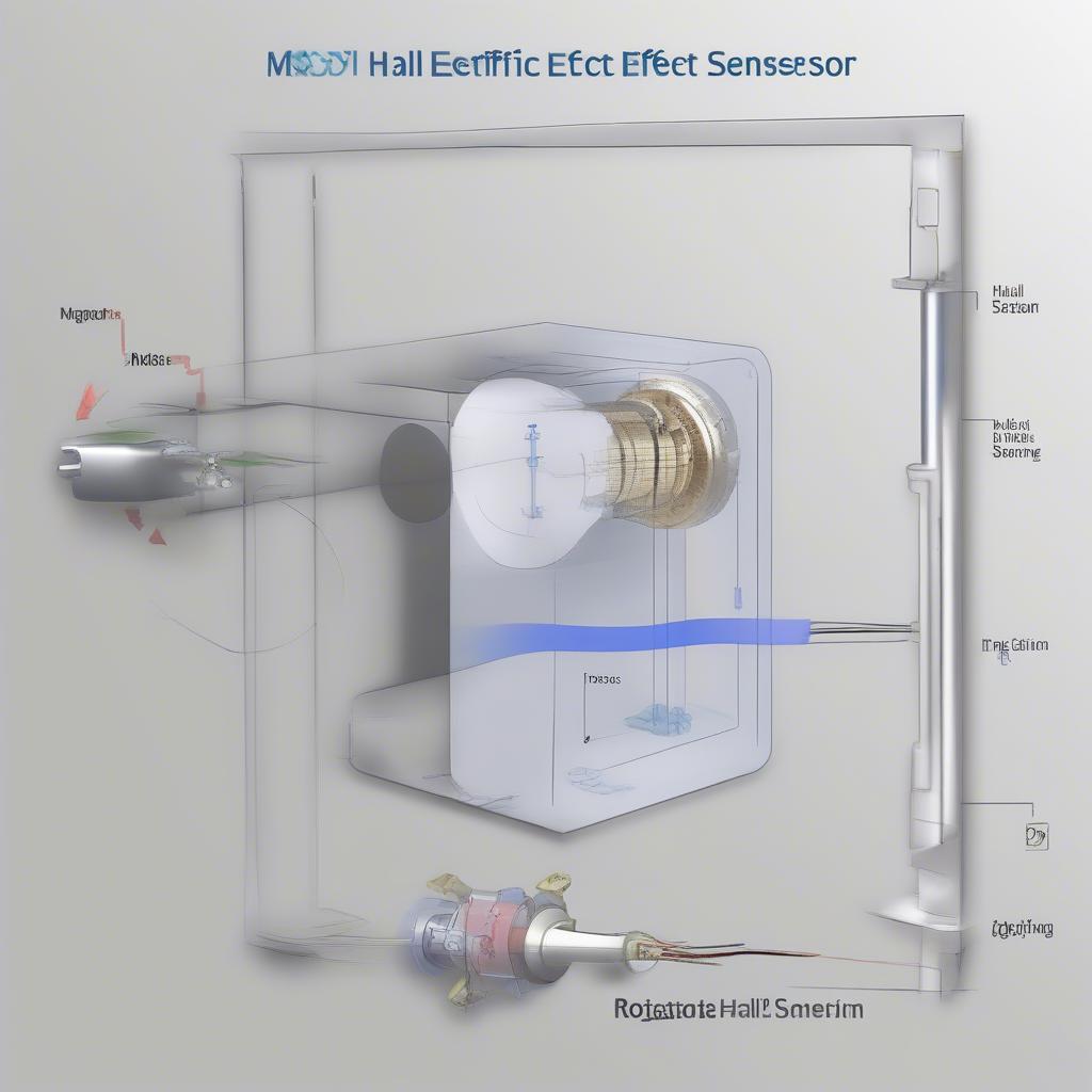 Cảm biến tốc độ Hall effect sensor