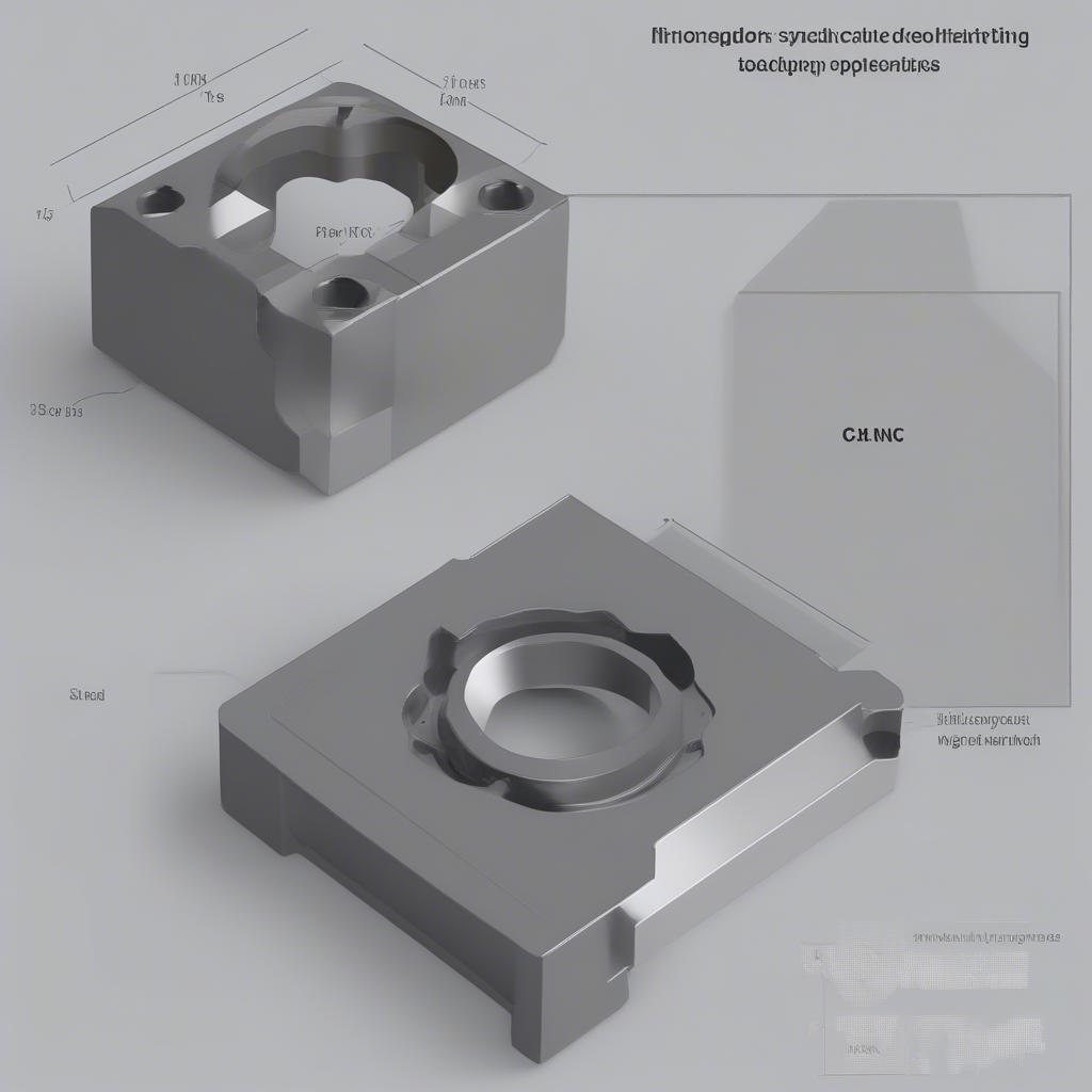 Cán dao hình vuông CNC