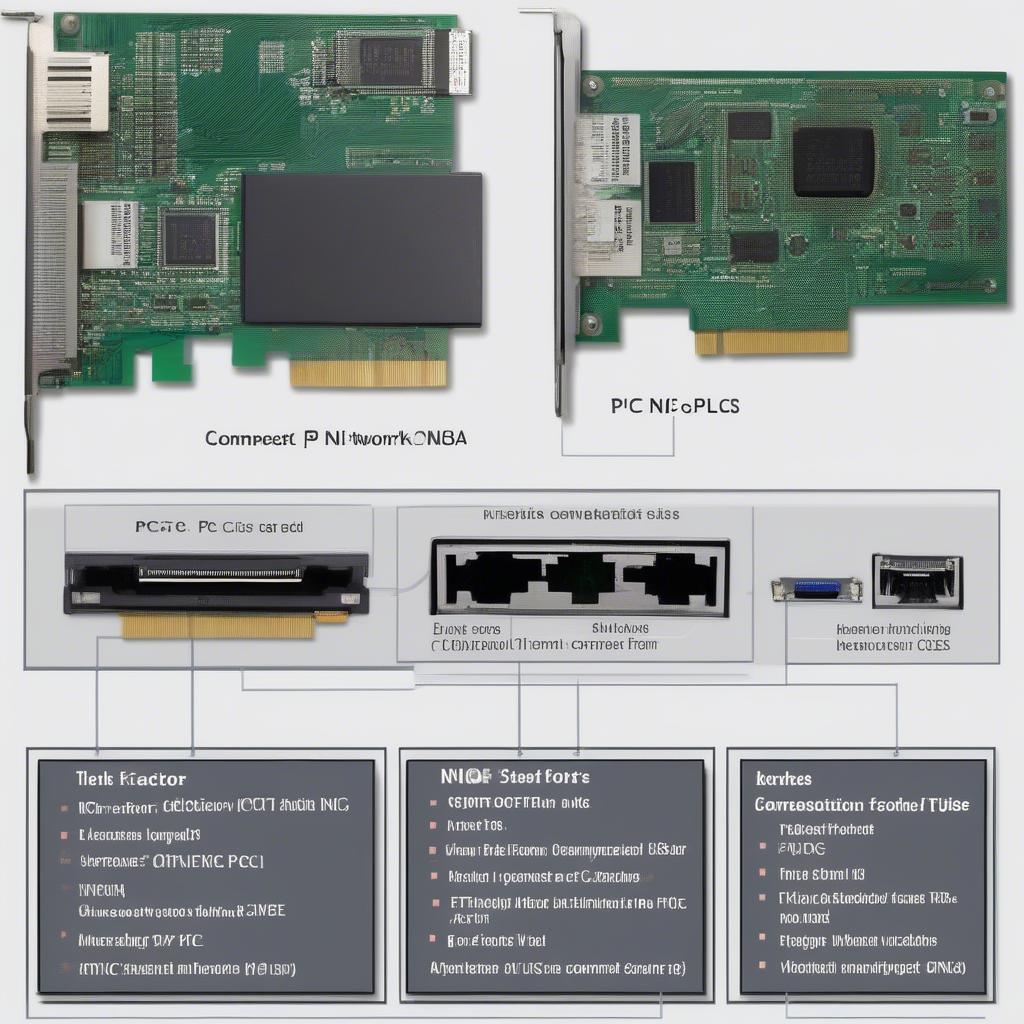 Các loại card mạng PCI, PCIe và USB