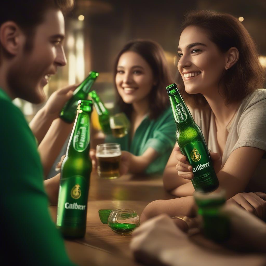 Carlsberg Green Label - Vị bia đắng đặc trưng