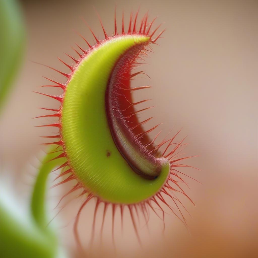 Venus Flytrap Closing Its Trap