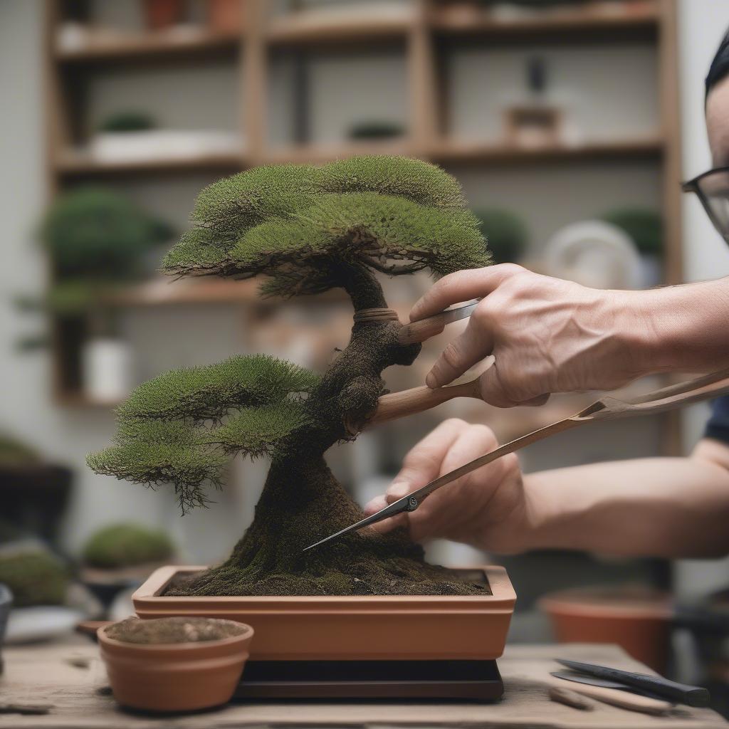 Chăm Sóc Cây Bonsai