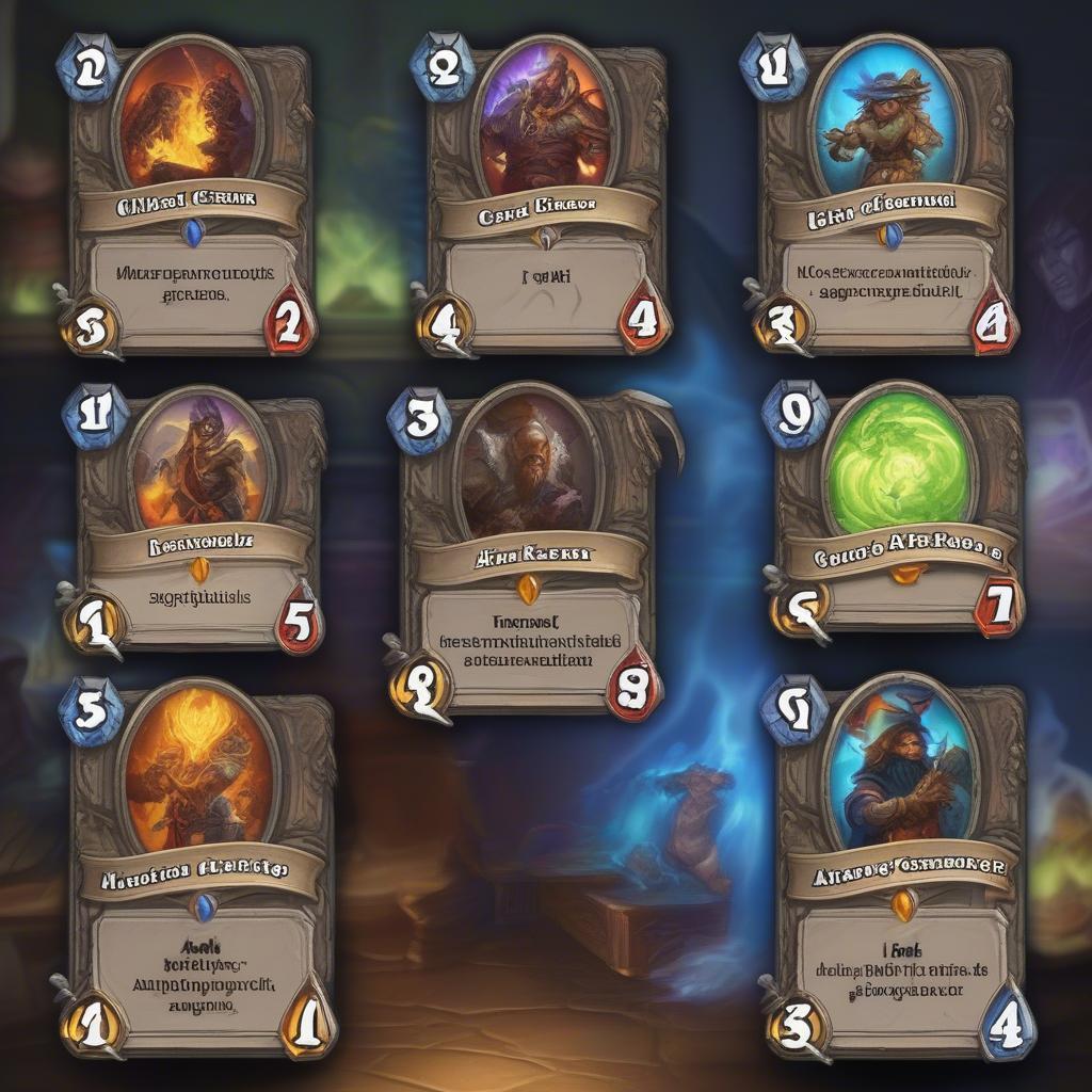 Chiến Thuật Với Các Loại Bài Trong Hearthstone