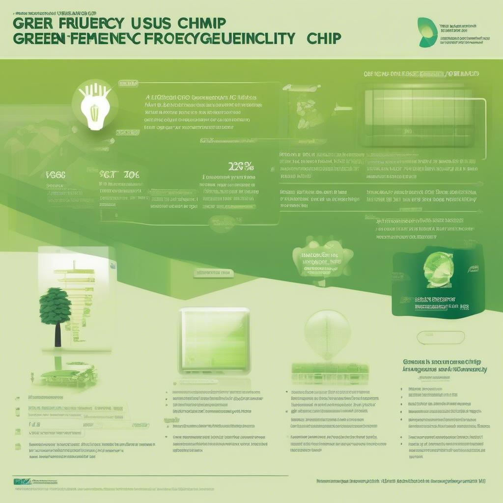 Chip tần số xanh lá tiết kiệm năng lượng