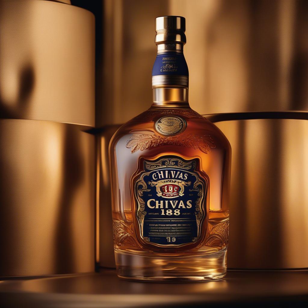 Chai Chivas 18 Gold Signature sang trọng