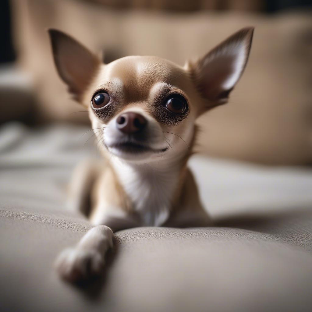 Chó Chihuahua nhỏ nhắn cá tính mạnh