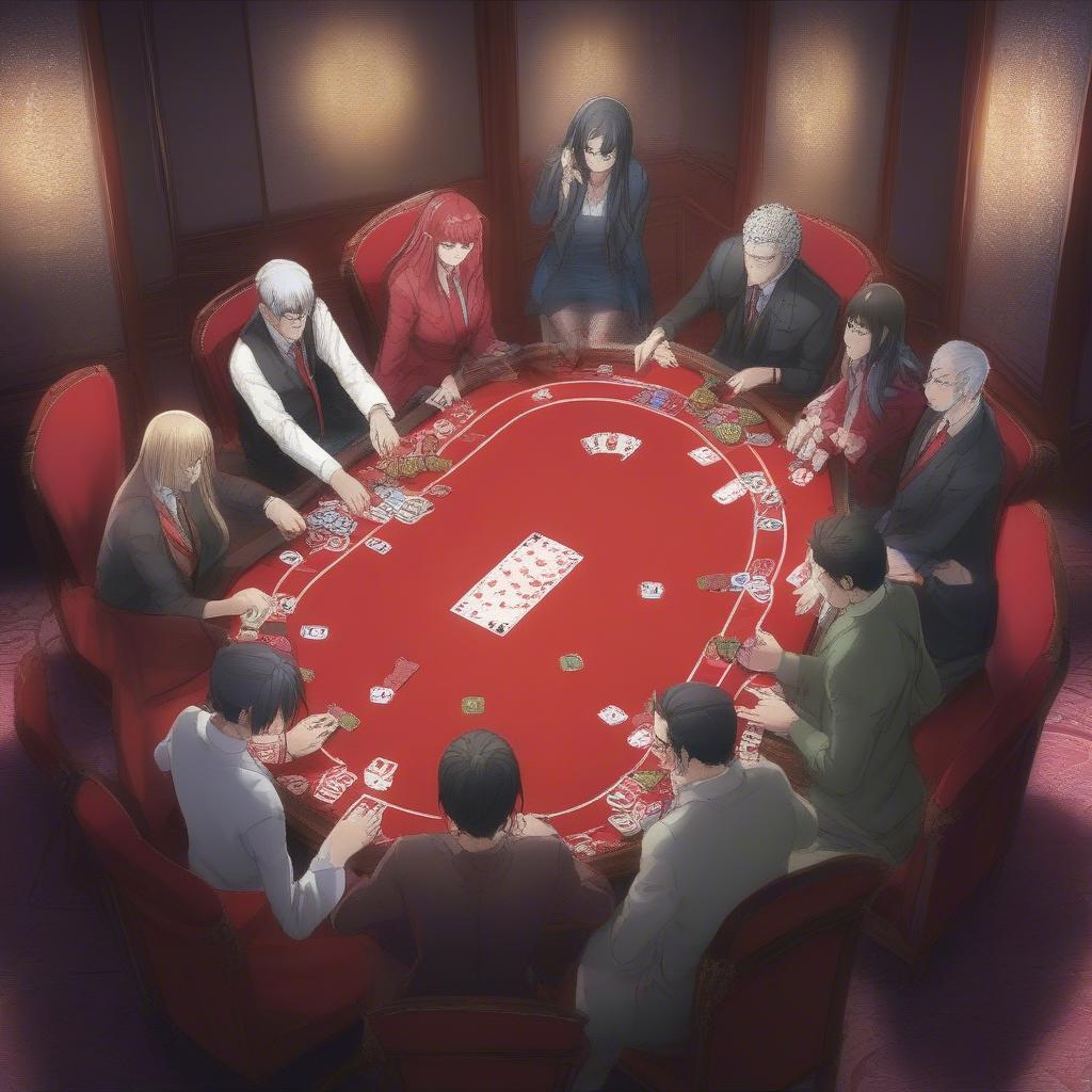 Indian Poker trong Kakegurui