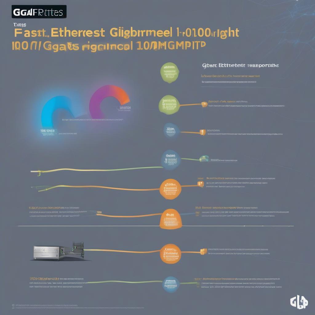 Chuẩn kết nối Fast Ethernet, Gigabit Ethernet, 10 Gigabit Ethernet