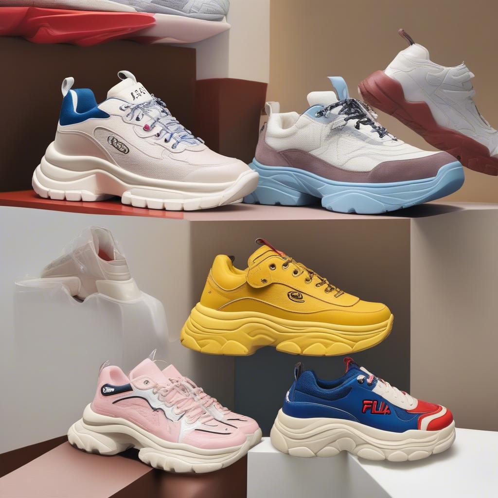 Giày Chunky Sneaker Nam 2019