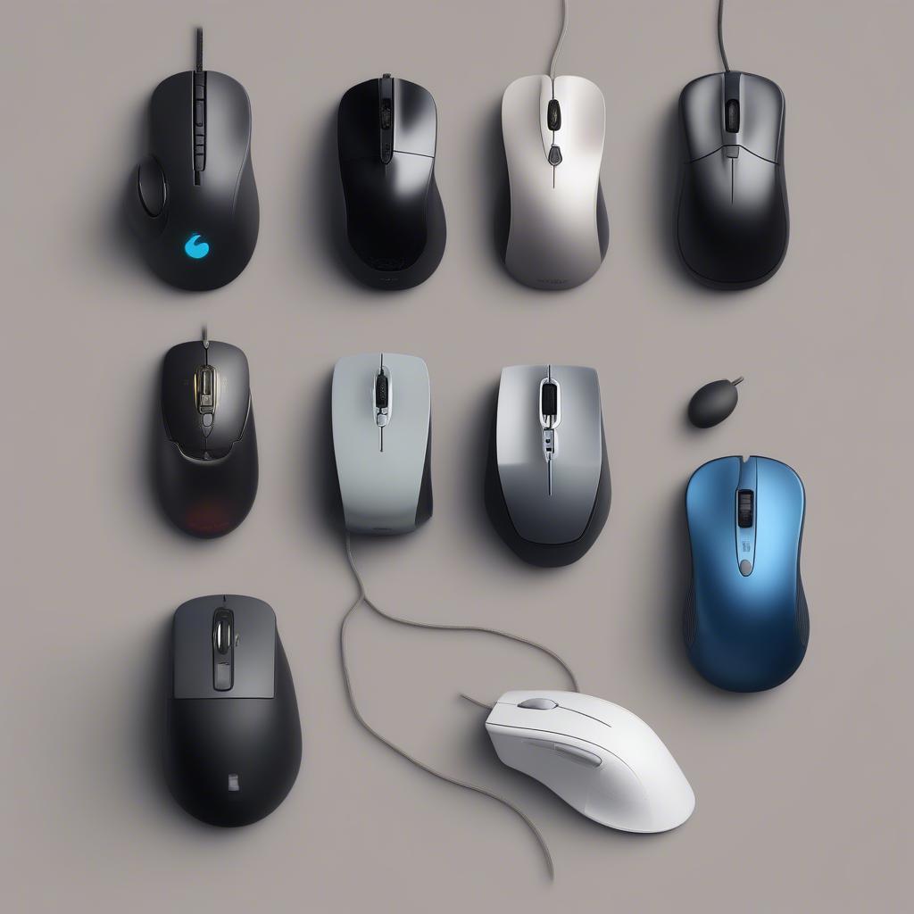 Chuột văn phòng, gaming, di động và ergonomic