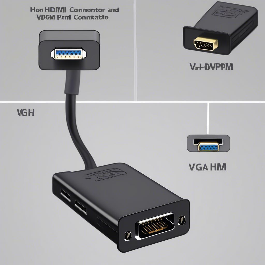 Cổng HDMI và cổng VGA