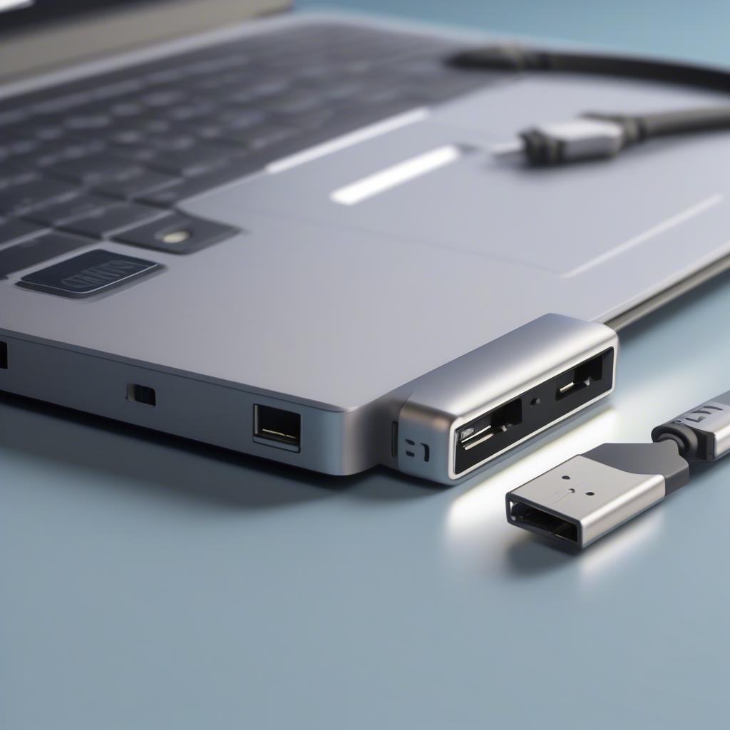 Cổng Thunderbolt trên laptop hiện đại