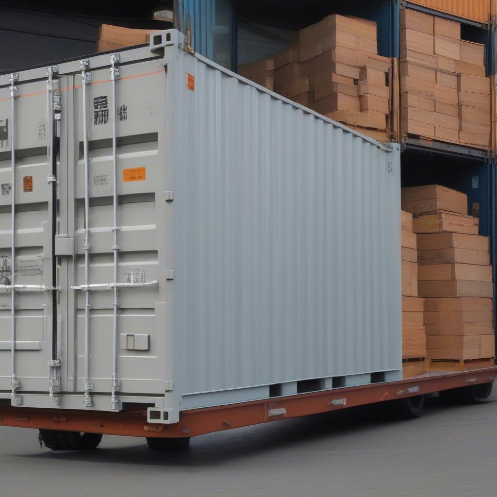 Container flatrack chuyên dụng cho hàng hóa ngoại cỡ