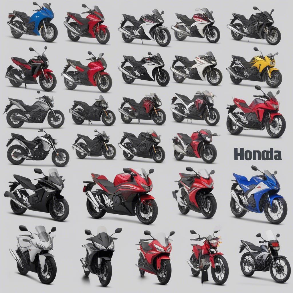 Danh sách các loại xe máy Honda