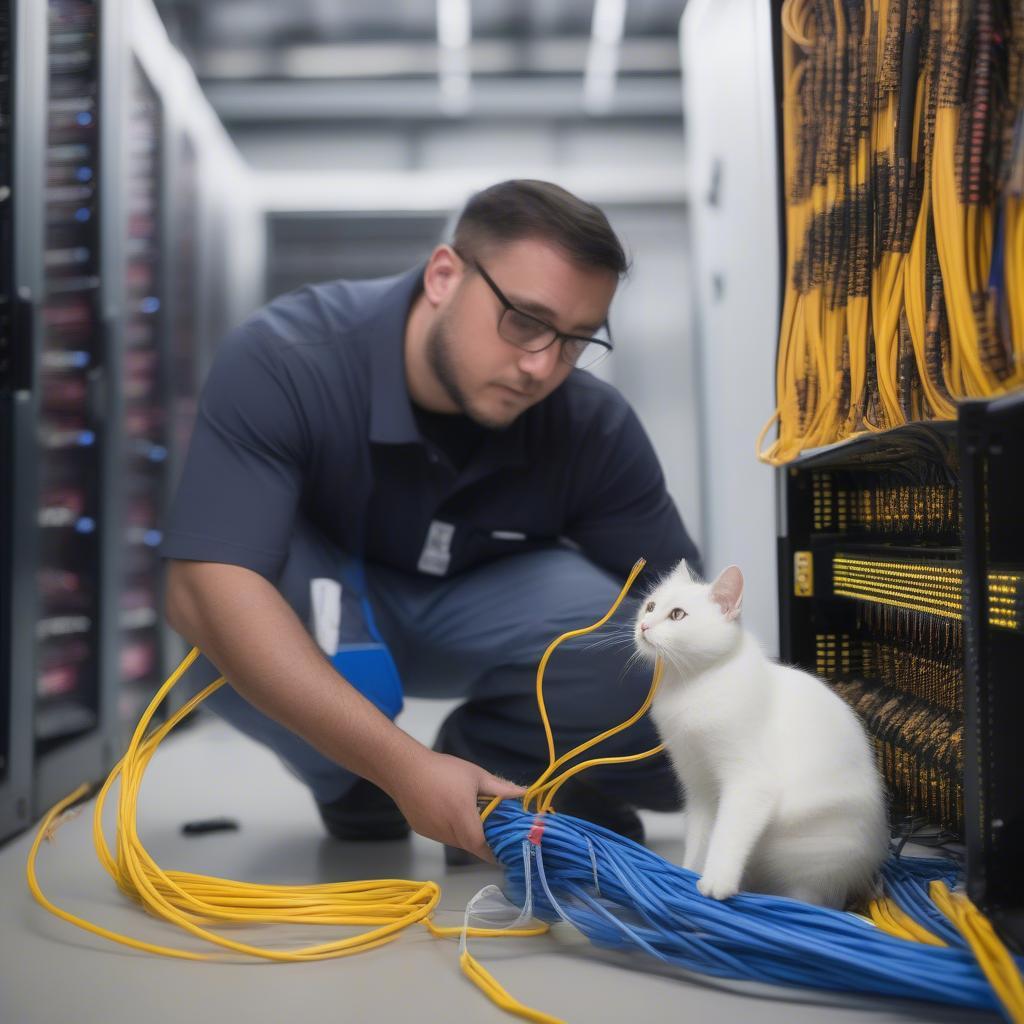 Hình ảnh dây cáp mạng Cat6a