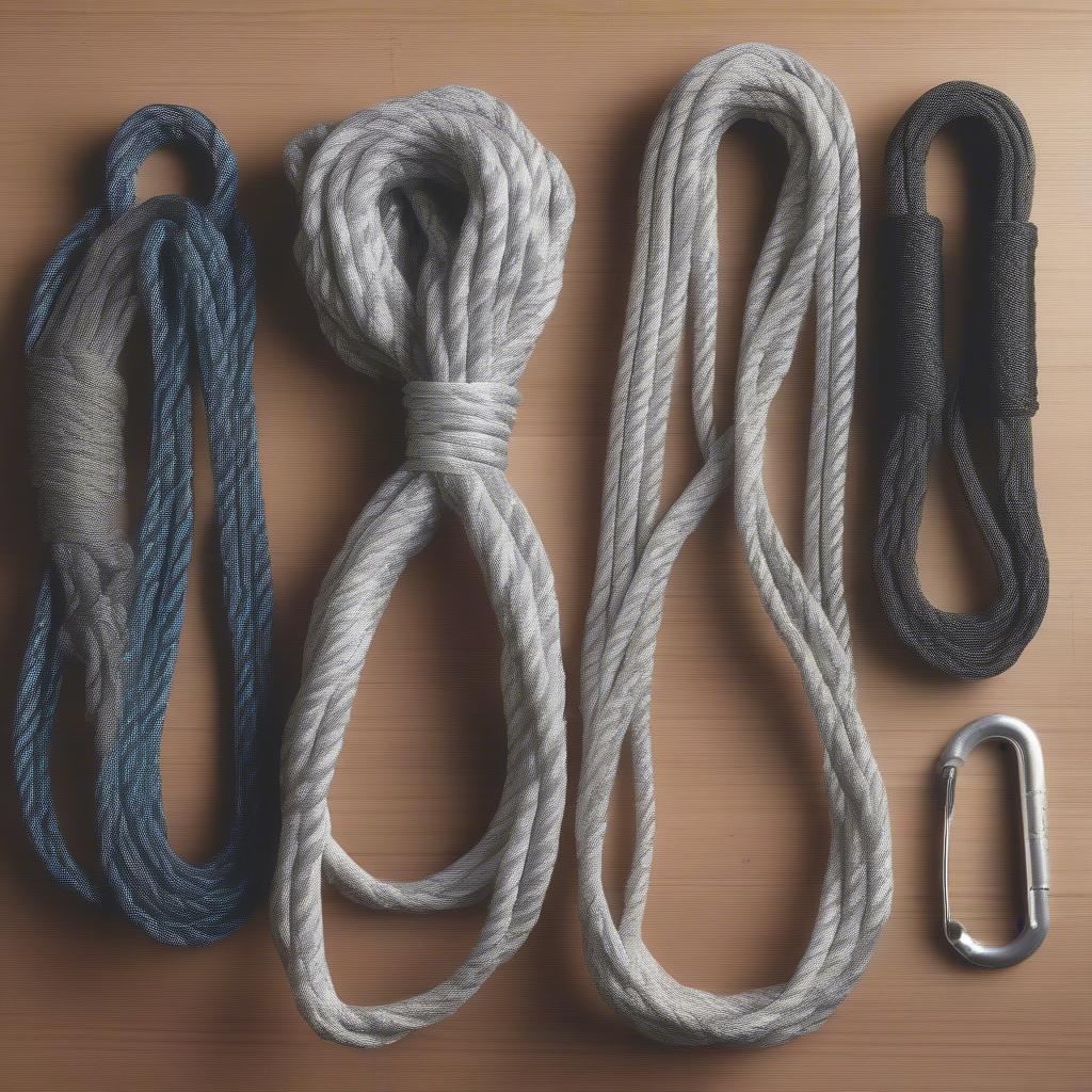 Các loại dây cứu sinh Nylon, Polyester và Dyneema