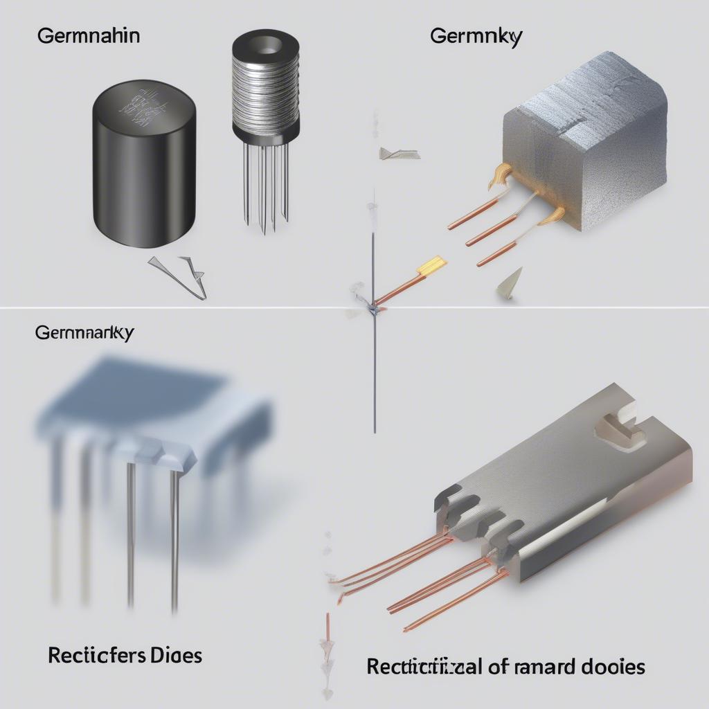 Các Loại Diode Chỉnh Lưu Theo Chất Liệu