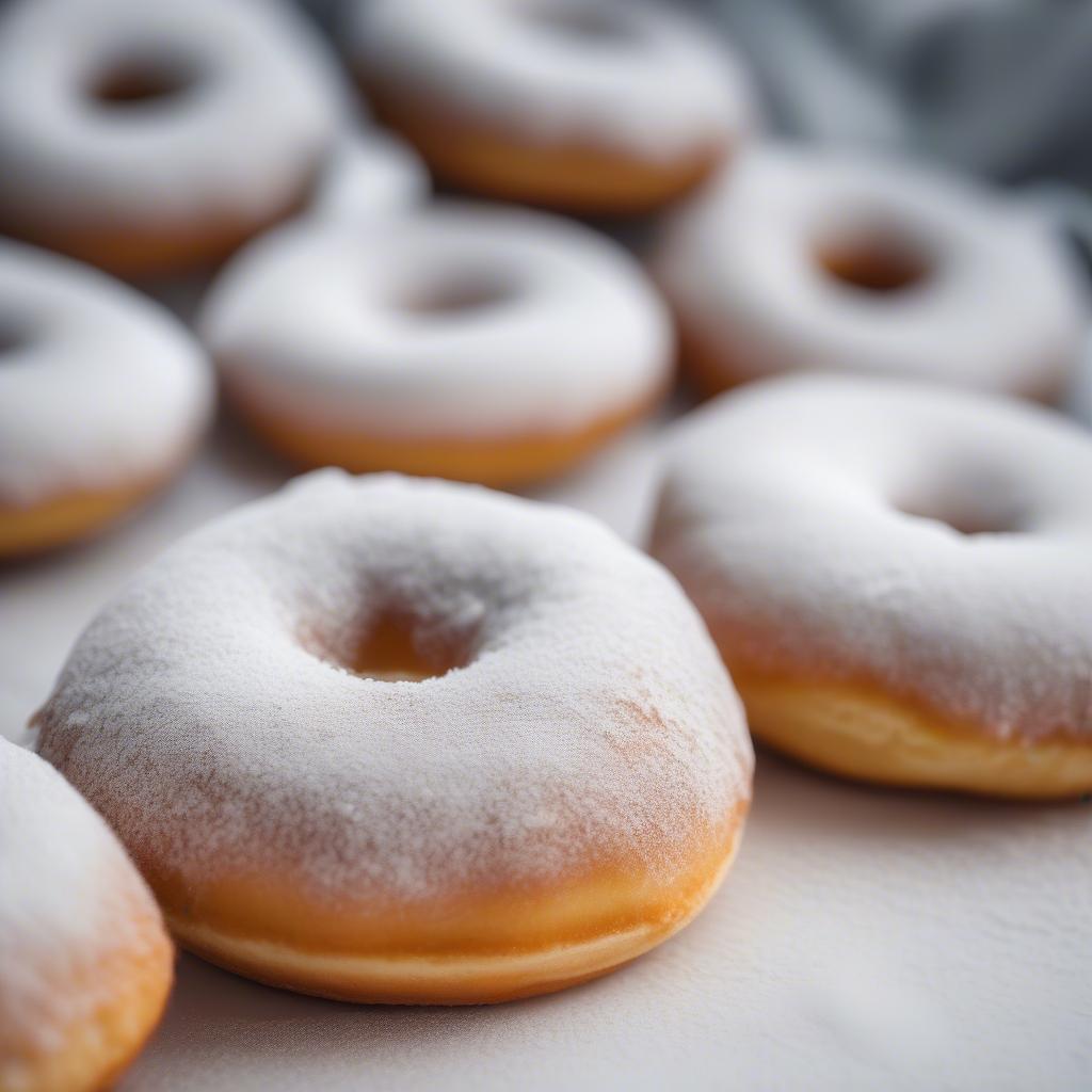 Donut truyền thống phủ đường