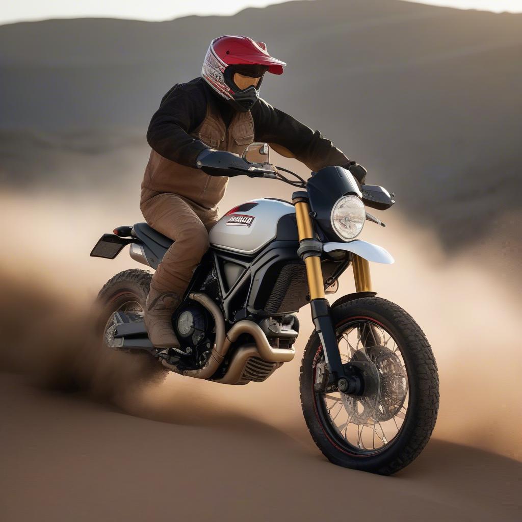 Ducati Scrambler Desert Sled chinh phục địa hình off-road