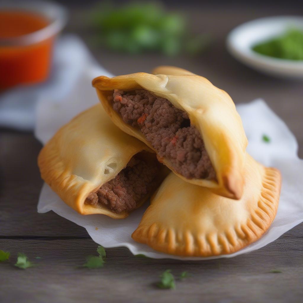 Empanada nhân thịt bò nướng thơm lừng