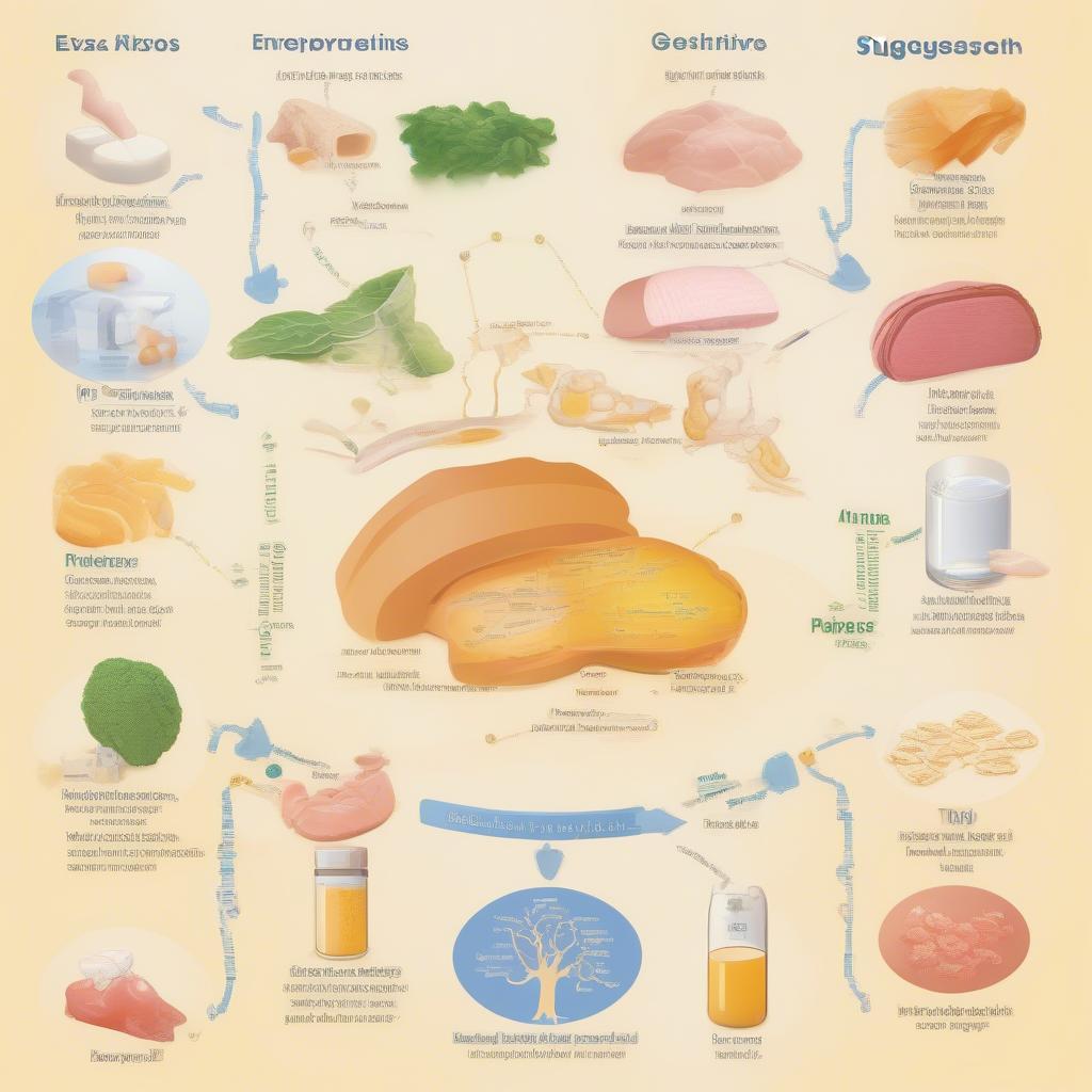 Enzyme tiêu hóa phân giải thức ăn