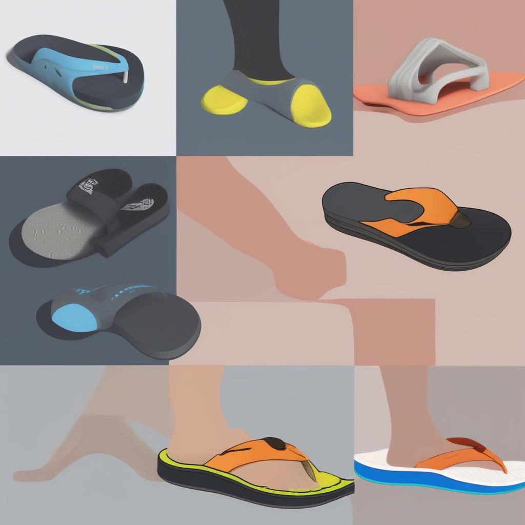 Flip flop cho các hoạt động thể thao