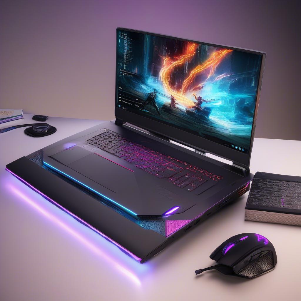 Gaming laptop cao cấp với hiệu năng mạnh mẽ và thiết kế ấn tượng