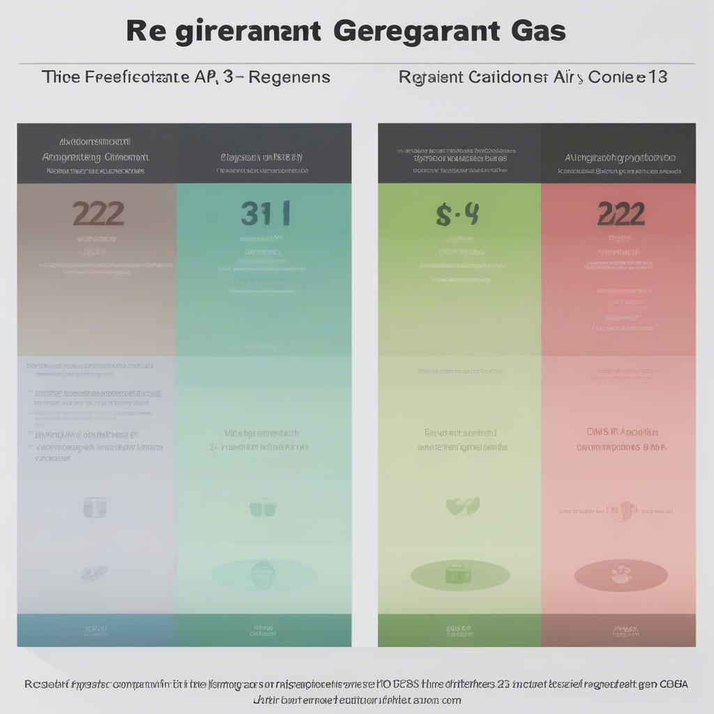 So sánh Gas R22, R410A và R32