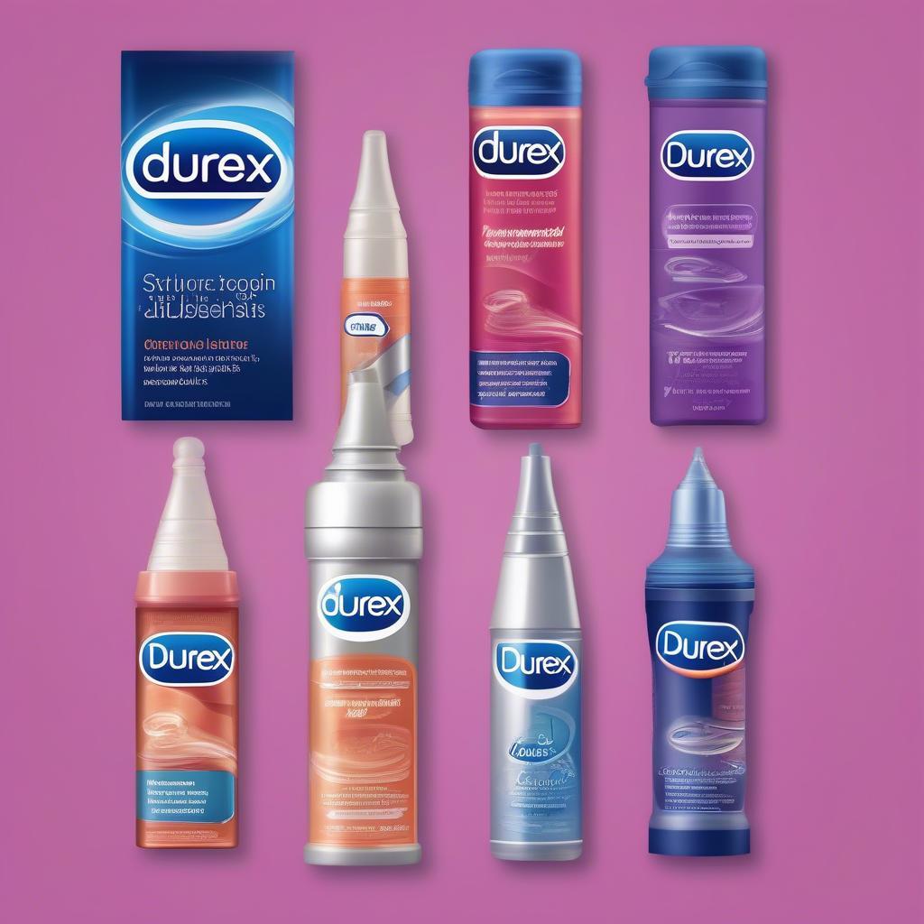 Gel bôi trơn Durex và bao cao su