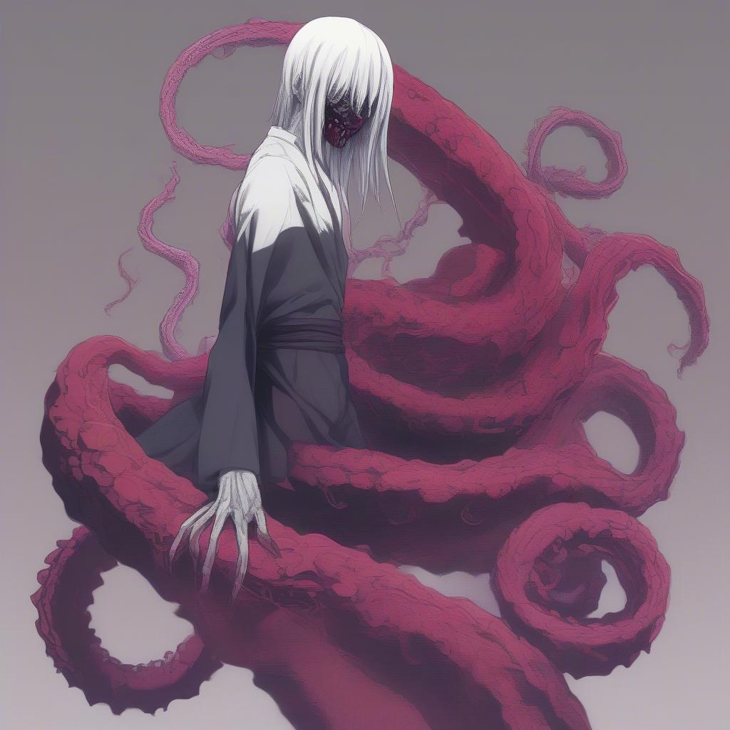 Ghoul Xúc Tu Rinkaku Trong Tokyo Ghoul